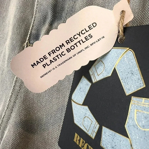 Indigo Rein NWT Super High Rise Short Distressed Light Blue 11 - Picture 6 of 16